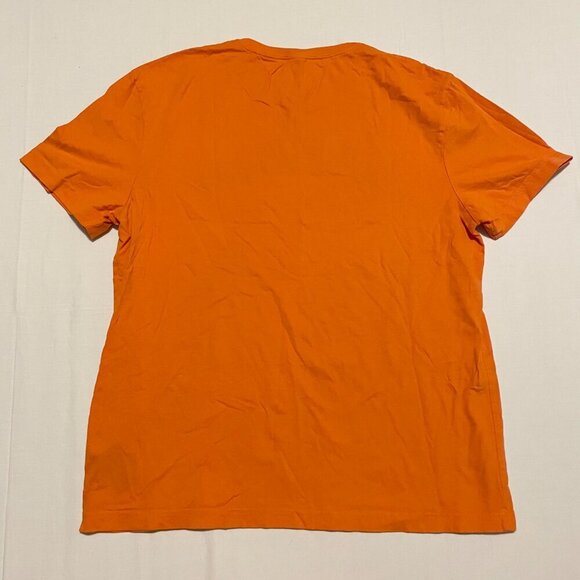 Tommy Hilfiger Orange Tshirt Mens Size Large Shirt - Picture 9 of 15